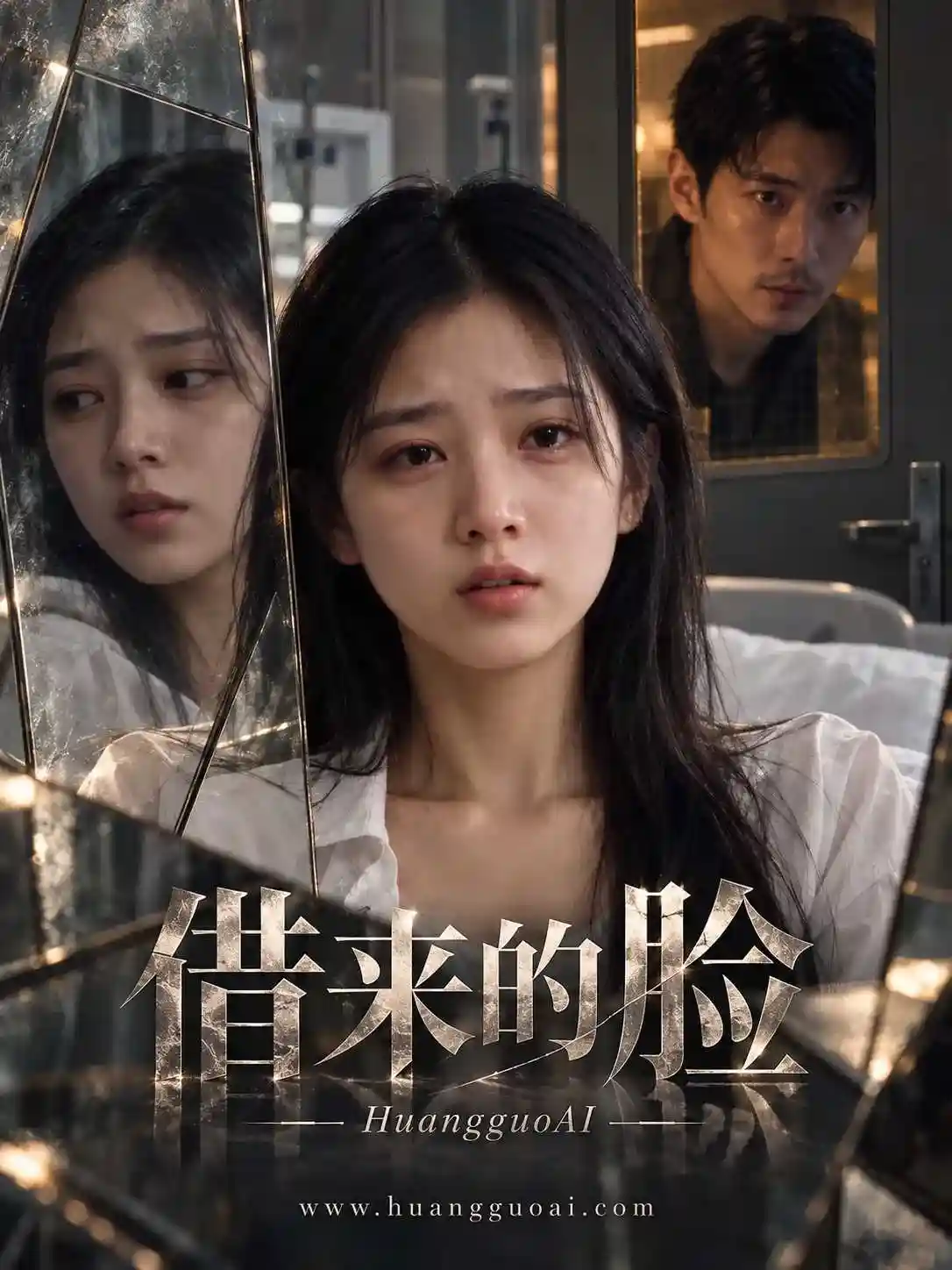 黄果短剧《借来的脸》海报