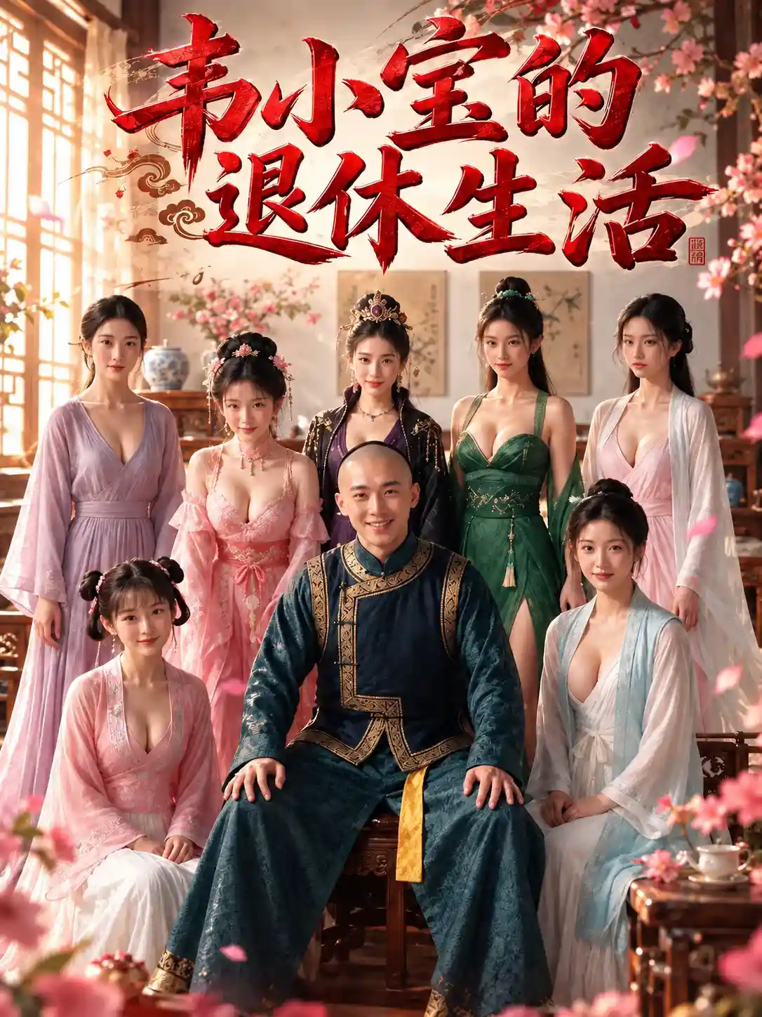 黄果短剧《韦小宝的退休生活》海报