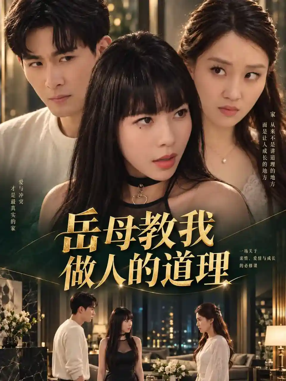 黄果短剧《岳母教我做人的道理》海报